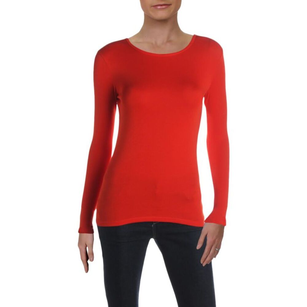 Lauren Ralph Lauren Petite Stretch Long Sleeve T-Shirt